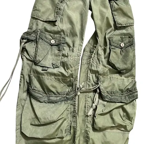 THE ATTICO Fern Long Pant in Military Green Green Size XXS