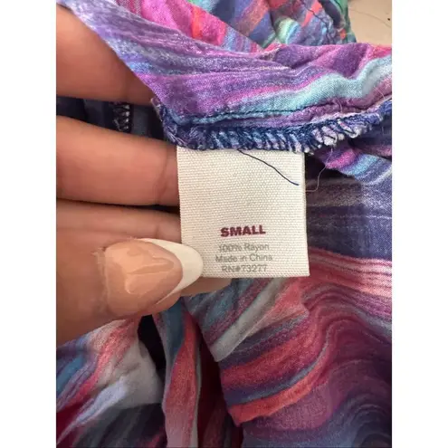 Hang Ten Multicolor Tie-Dye Strappy Back Tank Top – Size Small