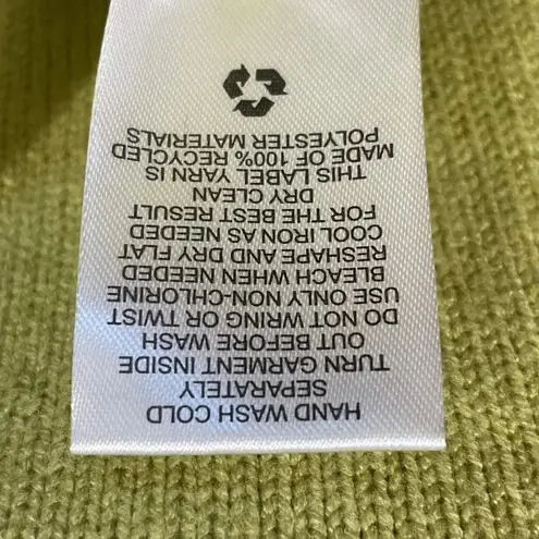 Pink Rose  Womens S Sweater NWT Passion Lime Green Puff‎ Long Sleeves Pullover