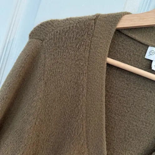 The Drop Women’s Camel Button Front Cardigan Sweater Size XL Grunge Grandpa Tan - Image 3