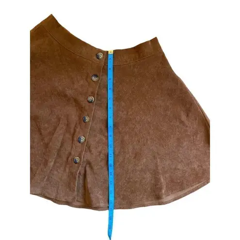 Blush mark size medium brown corduroy skirt thumbnail 2