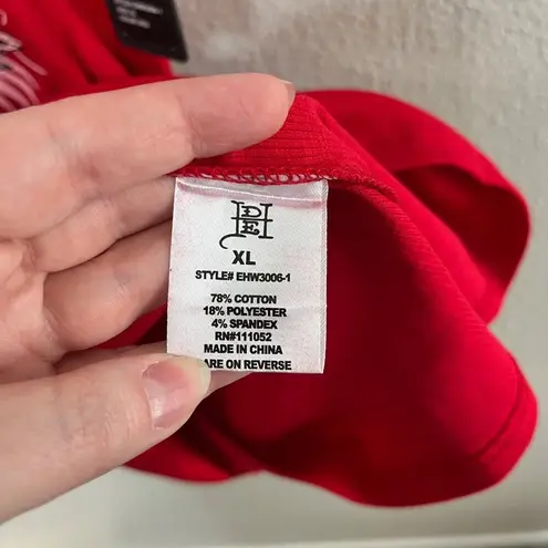 Ed Hardy Womens Retro Y2k Inspired Red Cobra Rib Tank Dress Size XL