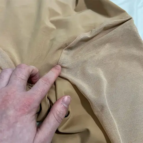 Honeylove Women's High Waist Shapewear SuperPower Shorts Sand Size M Firm Tan Size M