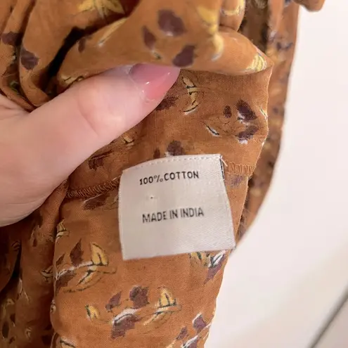 NWT Daughters of India Prairie Dress Tan Size XS