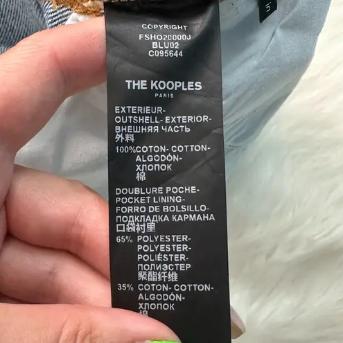 The Kooples High Rise Denim Shorts