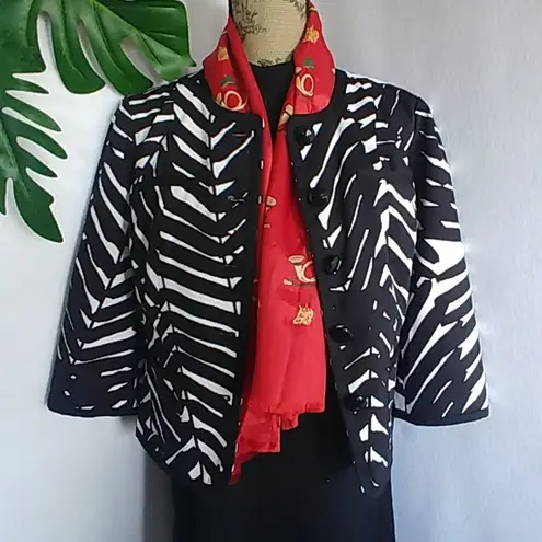 East 5th Palm Leaf Blazer Jacket