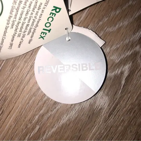 Becca Stripe Therapy Reversible Side Tie Bikini Bottom Medium NWT