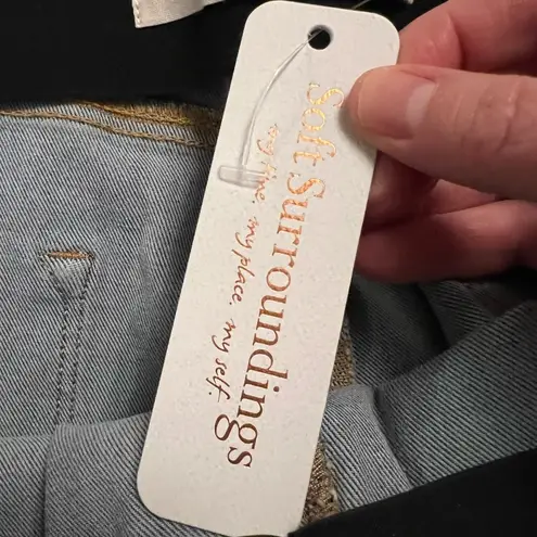 Soft Surroundings The Ultimate Braided Knot Ankle Jeans Plus Pull On Size 3X 24W