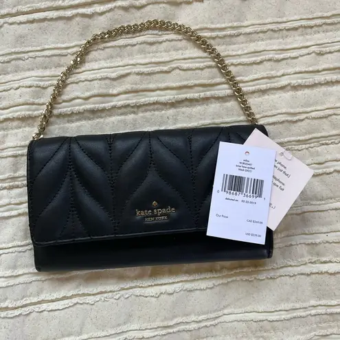 Kate Spade NWOT  Briar Lane Quilted Milou Wristlet Quilted shoulder bag