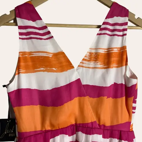 JACK by BB Dakota Jamband Wave Printed Scoop Neck Tank Mini Dress