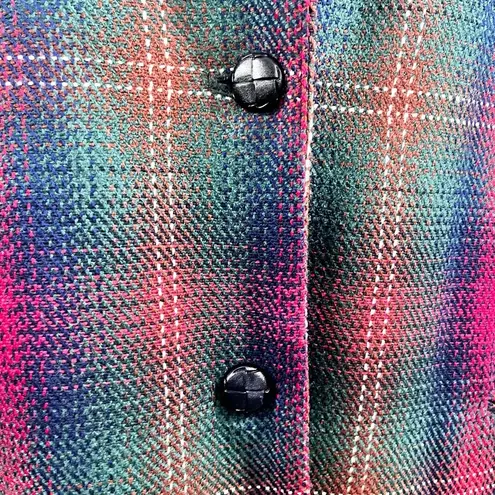 C & C Vintage Blazer Wool Blend Warm Christmas Cabin Lined Size 14