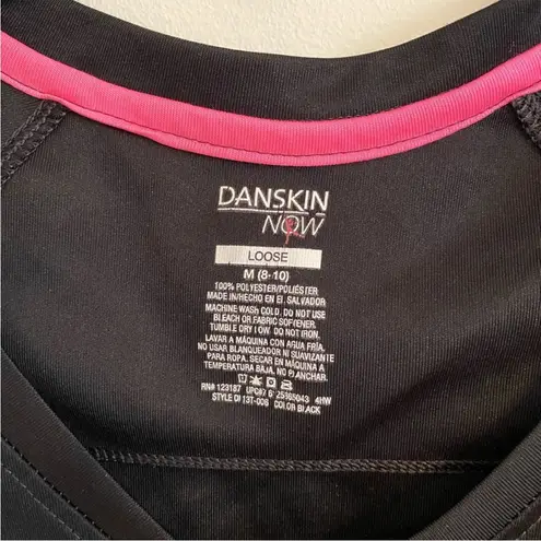 Danskin  Now Black Active Workout Top Medium