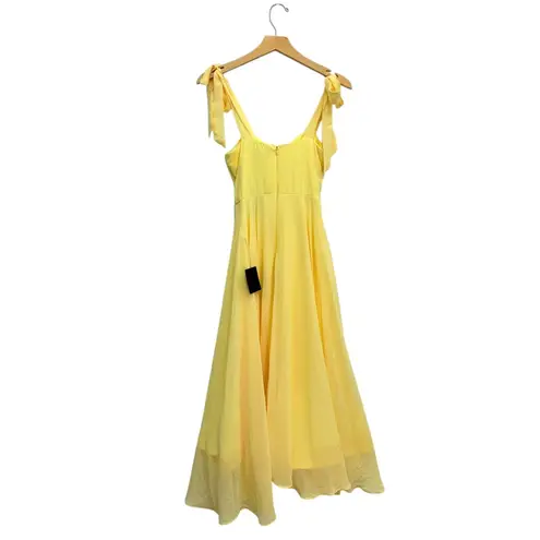 Lulus Sophisticated Charisma Light Yellow Tie