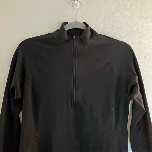 Patagonia  Women's Capilene Thermal Weight Zip-Neck in Black Sz S EUC Outdoors