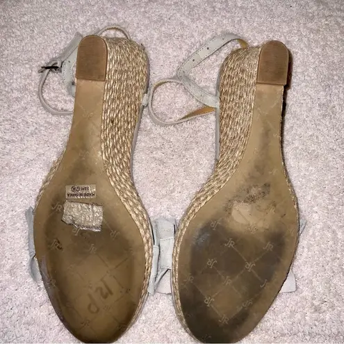 Jack Rogers  Vale Ankle Buckle Espadrille Wedge Heels Sandals 11