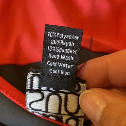 Clara Sun woo v neck shift dress grey coral small Pink