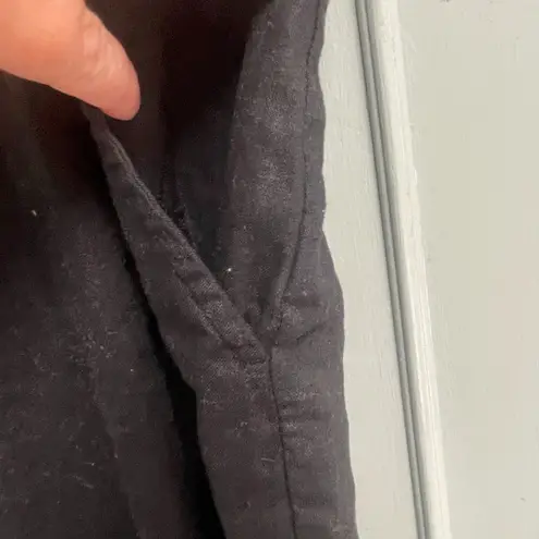 Habitat Black LinePants Womens Large Cropped Ankle Pull On Casual Minimalist