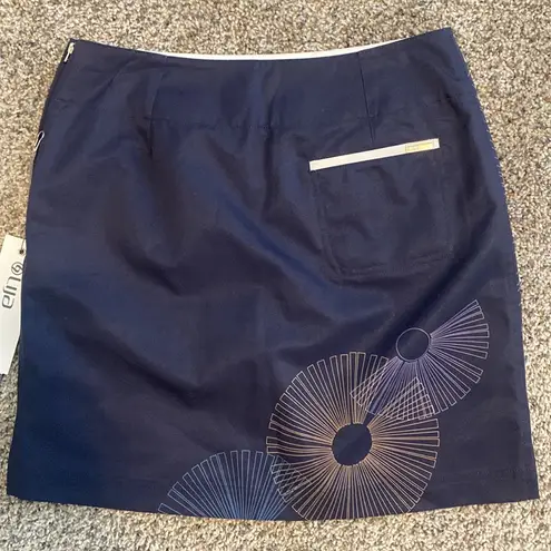 UJA Womens Navy Golf Athletic Tennis Skort Size