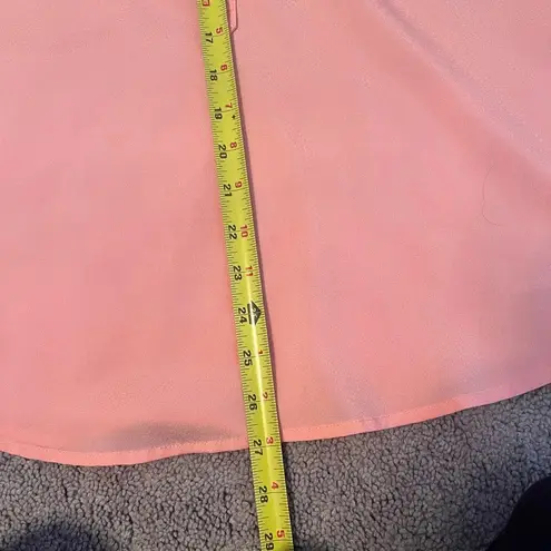 Ivanka Trump Beautiful Peach Blouse with gold accents, Size Small
