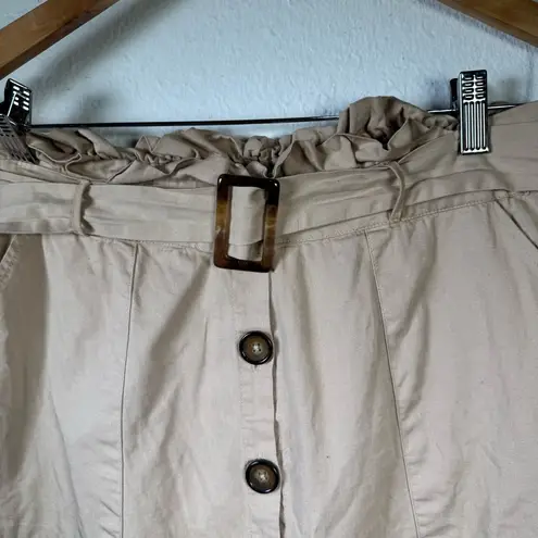 Live 4 Truth Cream A-Line Knee-Length Skirt