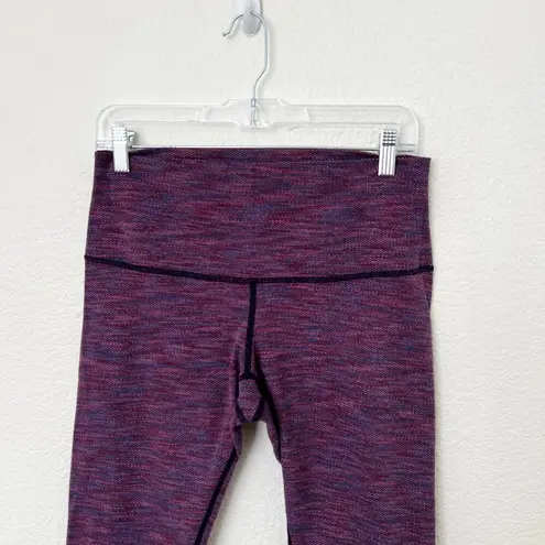 Lululemon [] Wunder Under Crop II Roll Down Diamond Jacquard Space Dye Legging 8