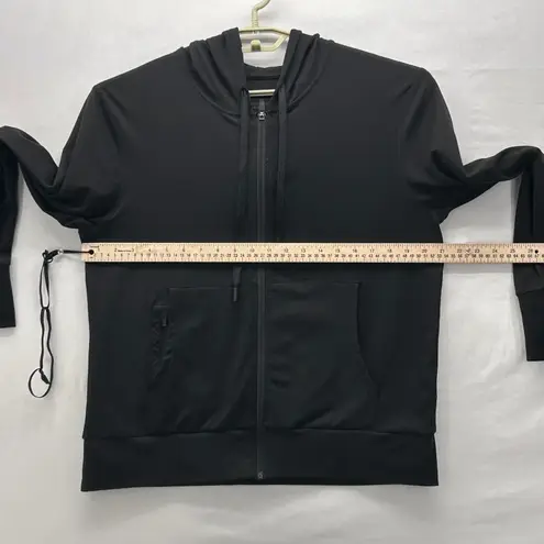 Quince Zip Up Hoodie Black Large