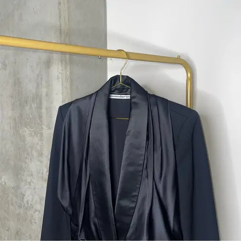 Alexander Wang Blazer Hybrid Bodysuit in Black