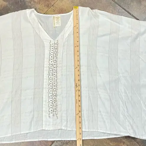 Forgotten Grace Beaded Poncho Blouse XL/XXL
