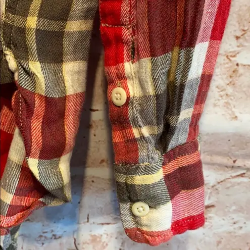 Denim & Supply RL red plaid flannel button down