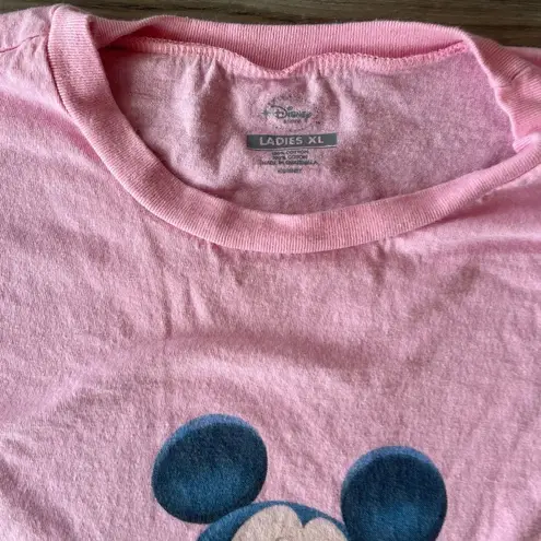 Disney  Store XL Pink Mickey Mouse Shirt