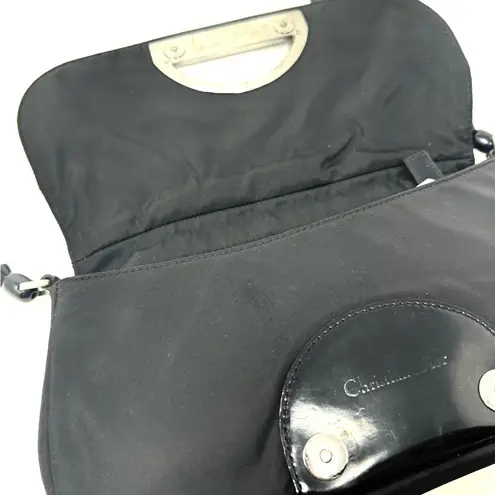 Christian Dior Vintage  Black Malice Nylon Bag