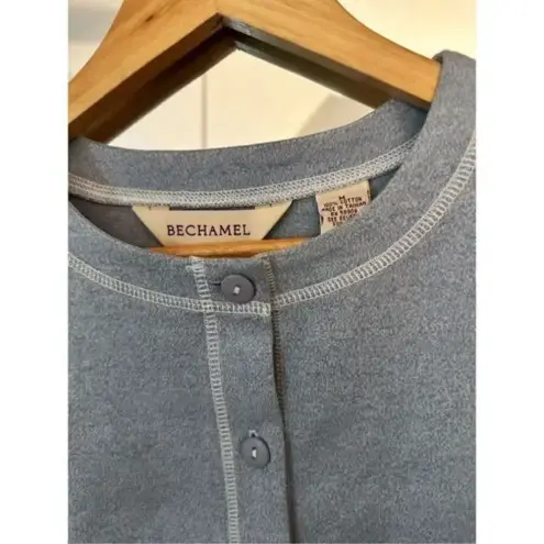 BECHAMEL Button Down Striped Cardigan NWT Medium‎ Retail 40 Blue