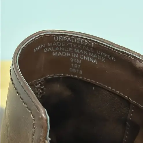 Unisa Womens Shoes Size 9.5 Ankle Boots Brown, Side Zip With 1.5" Heel