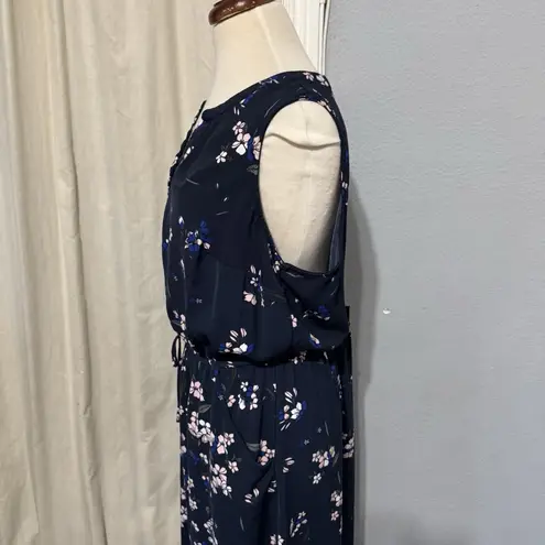 41 Hawthorn Women Blue Floral Sleeveless A