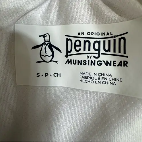 Original Penguin High Waist Tennis Shorts White