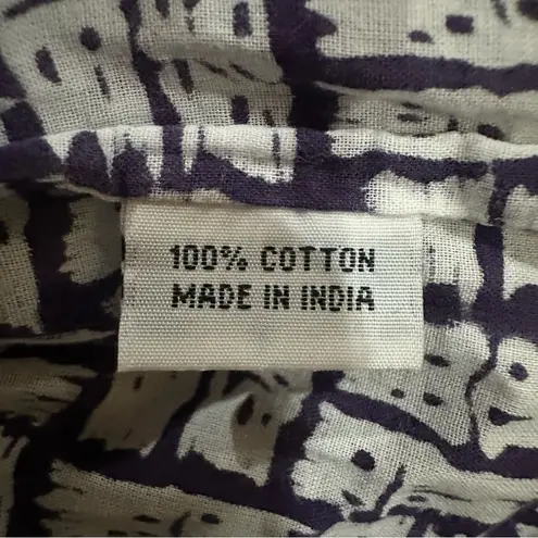 Roller Rabbit Roberta Navy White Tunic Dress XS Cotton Beach Cover Up