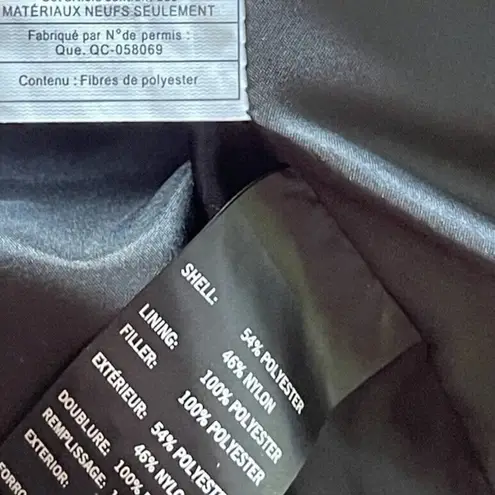 Karl Lagerfeld Packable Puffer Jacket Quilted Hooded Waist Coat Women’s Sz S