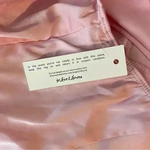 For Love & Lemons NWT  Skye Bodysuit Size Medium Pink Roses