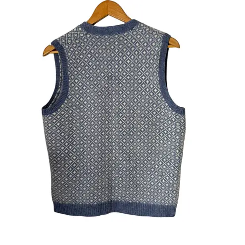 VTG 80s 90s Moussie Susan Bristol Cardigan Sweater Size 36 Blue Preppy Academia