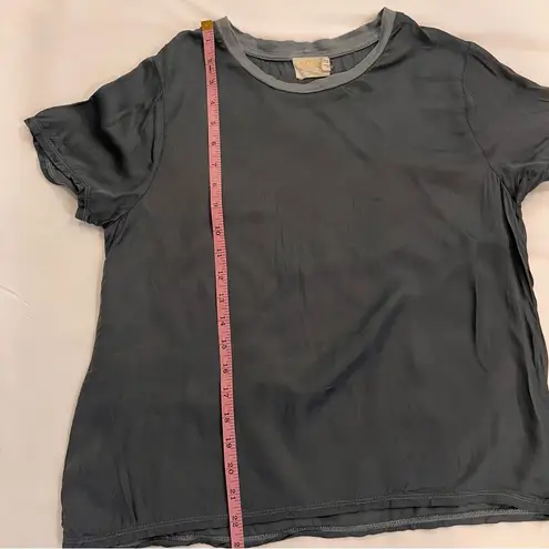 Nation Ltd Gray/Blue Silky T-Shirt