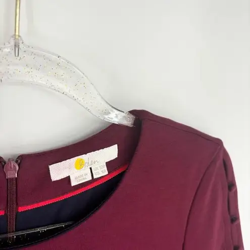 Boden USA Boden Alexis Jersey Dress Size 8 Burgundy Wine