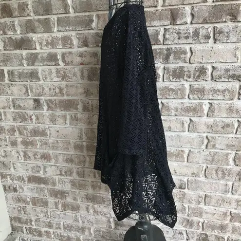 Paula Deen Swimsuit Cover Up Black Oversized XS