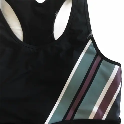 Mono B Color Wrap Racerback Sports Bra Black - Image 5