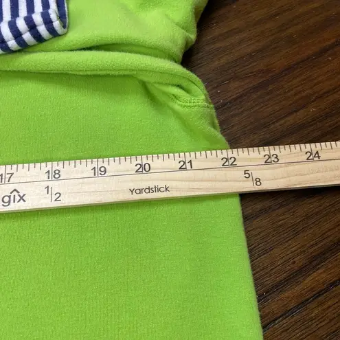 Sag Harbor Women’s Sport Lime Green Sailboat Sweater