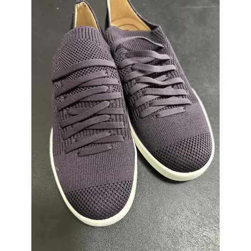 Life Stride Life Strides Soft System Purple Knitted Slip On Lace Up Sneakers Women Size 8