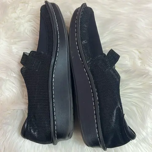 Alegria Black Brenna Claddagh Mules with Decorative Buckle. Size 41 (10.5/11)