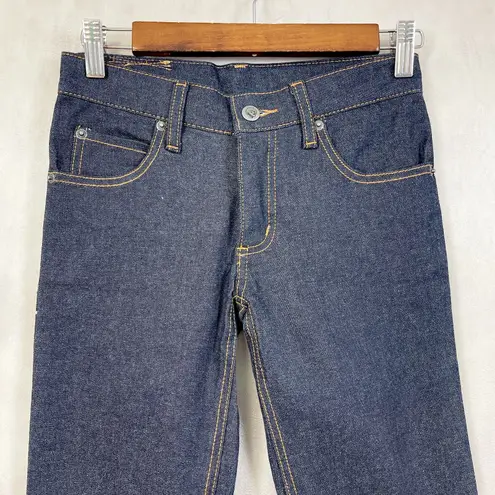 Cheap Monday Jeans Womens 25 Narrow Unwash Low Rise Dark Wash Grunge Street