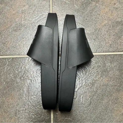 Nobull Unisex TPU Slides Sandals Black Womens 7.5 Mens 6