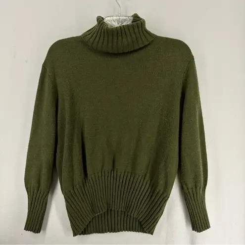 A New Day  Turtleneck Knit Sweater M Green