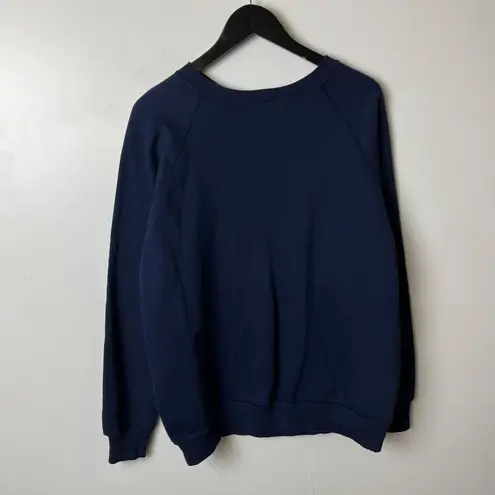 Vintage 70s 80s Velva Sheen STS Peter & Paul School Sweatshirt L 75th Year USA Blue Size L